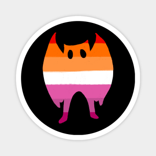 Mothman lesbian pride Magnet